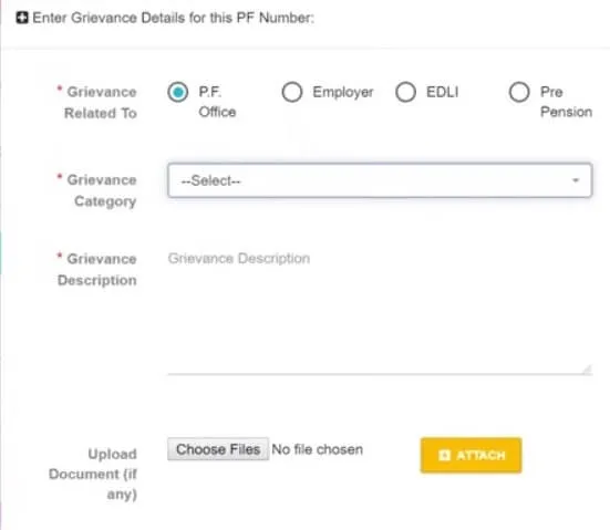 Click on Choose Files & Attach